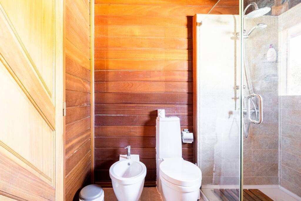 Wooden House Villa Minde Exterior foto
