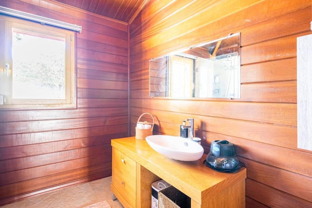 Wooden House Villa Minde Exterior foto