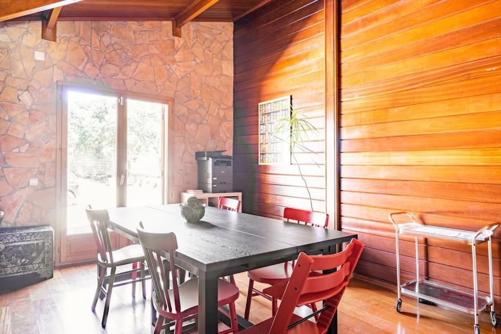 Wooden House Villa Minde Exterior foto